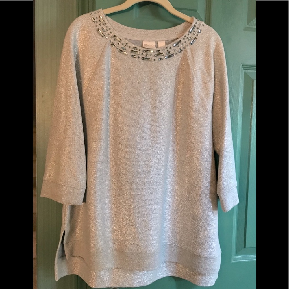 Silver Chicos top M/8